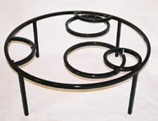 black round table