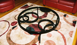 round table on carpet