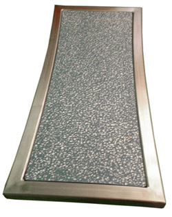 Terrazzo Top stainless steel Bullet table PK Steel Designs