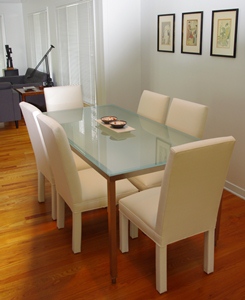 pk steel stainless dining table