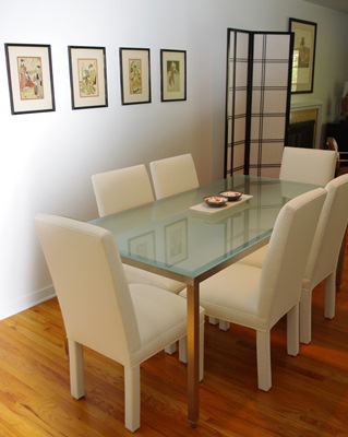 pk steel stainless dining table